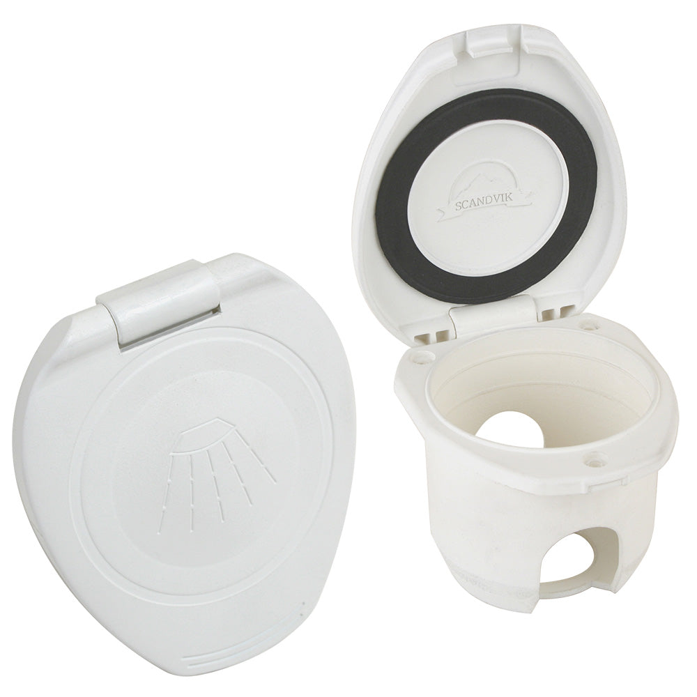 Scandvik Replacement White Cup Cap f/Recessed Shower [12104P] 1st Class Eligible Brand_Scandvik Marine Plumbing & Ventilation Marine Plumbing & Ventilation | Accessories