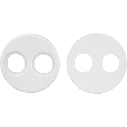 Sea-Dog 4" Gauge Power Socket Adapter Mounting Plate - White [426104-1] 1st Class Eligible Brand_Sea-Dog Electrical Electrical | Accessories