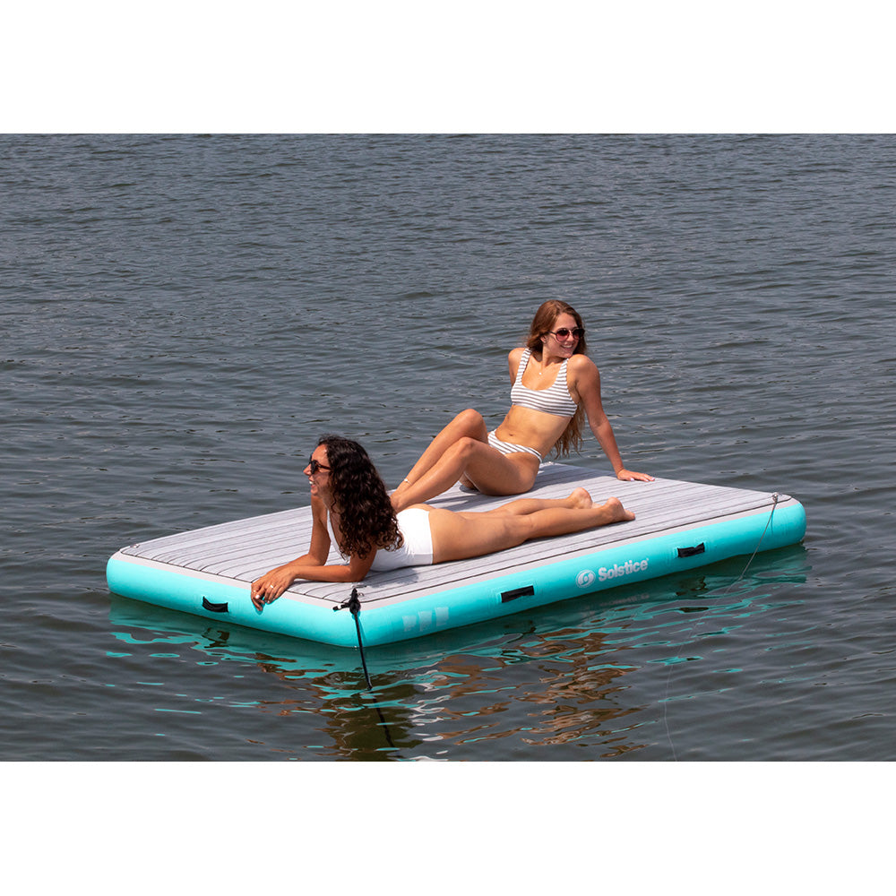 Solstice Watersports 8 x 5 Luxe Dock w/Traction Pad Ladder [38805] Brand_Solstice Watersports MAP Restricted From 3rd Party Platforms Watersports Watersports | Inflatable Docks & Mats