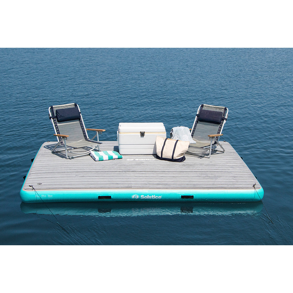 Solstice Watersports 10 x 8 Luxe Dock w/Traction Pad Ladder [38810] Brand_Solstice Watersports MAP Oversized Restricted From 3rd Party Platforms Watersports Watersports | Inflatable Docks & Mats