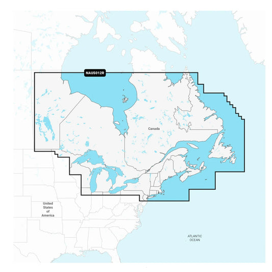Navionics NAUS012R - Canada, East Great Lakes - Navionics+ [010-C1466-30] 1st Class Eligible Brand_Navionics Cartography Cartography | Navionics +