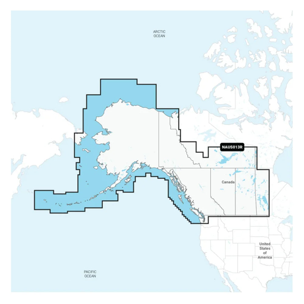 Navionics NAUS013R - Canada, West Alaska - Navionics+ [010-C1467-30] 1st Class Eligible Brand_Navionics Cartography Cartography | Navionics + Specials