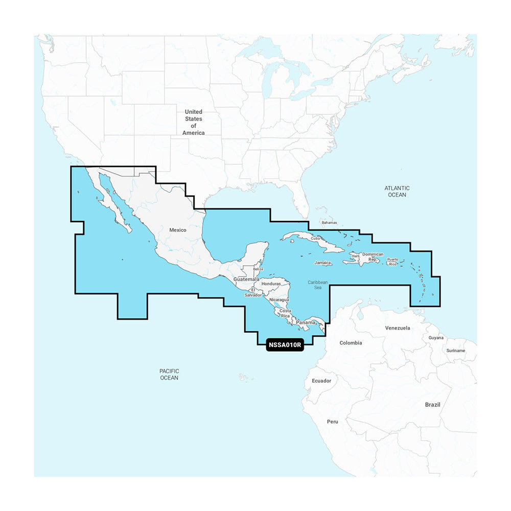 Garmin Navionics+ NSSA010R Central America Caribbean [010-C1451-20] 1st Class Eligible Brand_Garmin Cartography Cartography | Garmin Navionics+ Foreign Specials