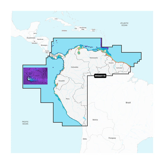 Garmin Navionics Vision+ NVSA011R South America (North) [010-C1452-00] 1st Class Eligible Brand_Garmin Cartography Cartography | Garmin Navionics Vision+ - Foreign