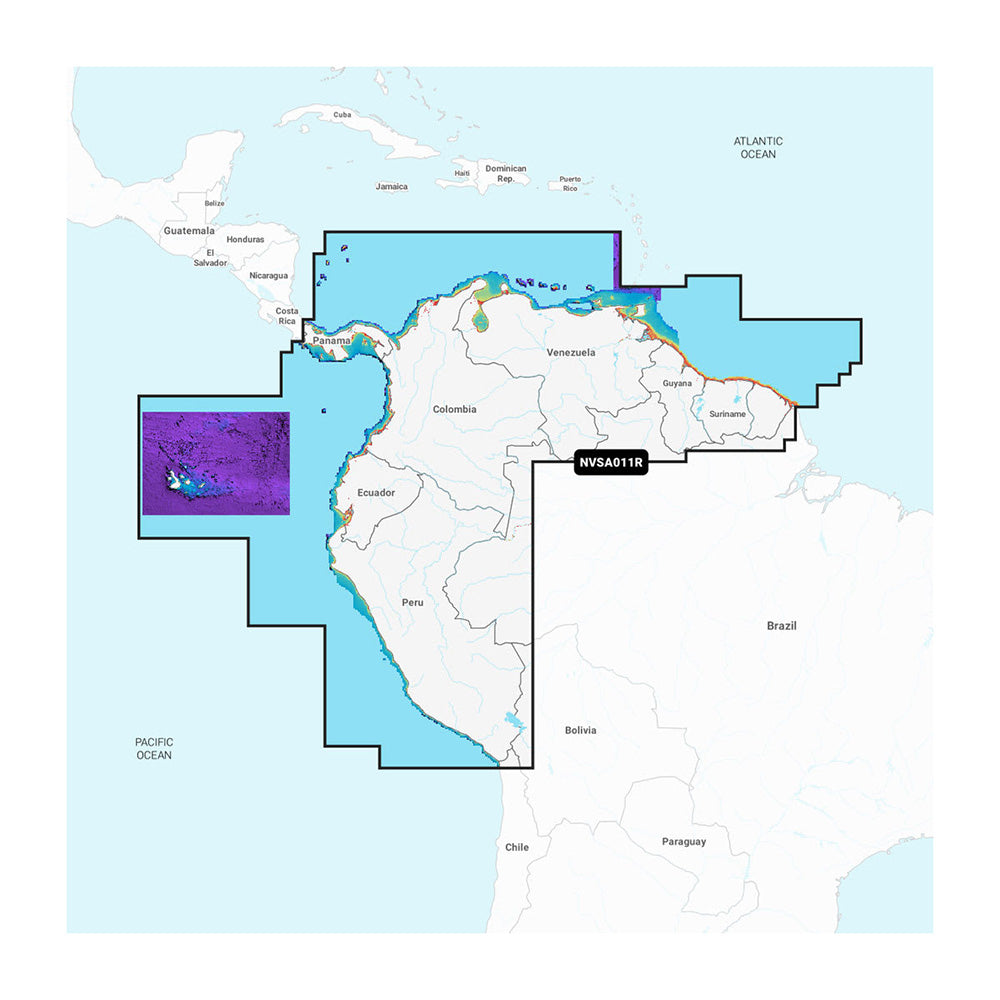 Garmin Navionics Vision+ NVSA011R South America (North) [010-C1452-00] 1st Class Eligible Brand_Garmin Cartography Cartography | Garmin Navionics Vision+ - Foreign Specials