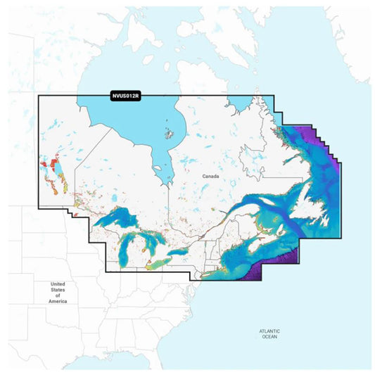 Garmin Navionics Vision+ NVUS012R Canada, East Great Lakes [010-C1484-00] 1st Class Eligible Brand_Garmin Cartography Cartography | Garmin Navionics Vision+