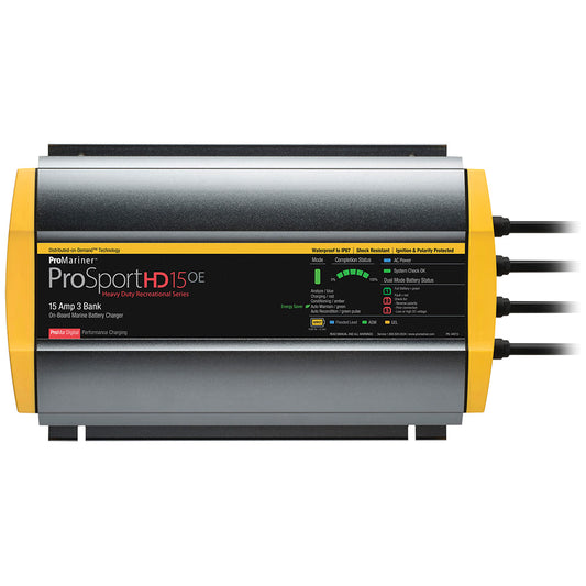 ProMariner ProSportHD 15 Gen 4 - 15 Amp - 3-Bank Battery Charger [44015] Brand_ProMariner Clearance Electrical Electrical | Battery Chargers Rebates Specials