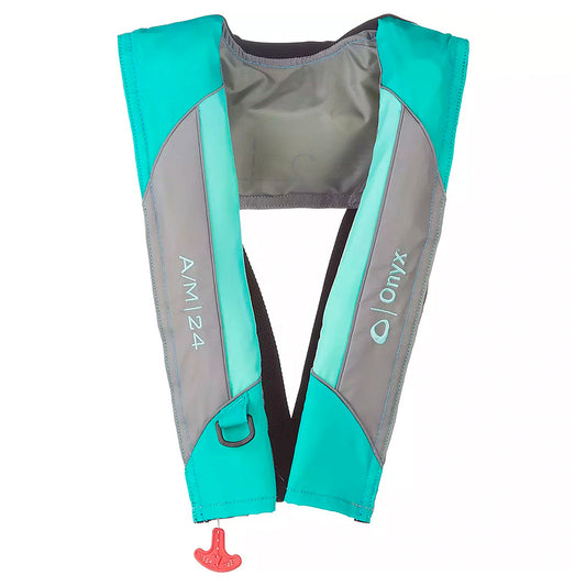 Onyx A/M-24 Auto/Manual Adult Universal PFD - Aqua [132008-505-004-19] Brand_Onyx Outdoor Clearance Marine Safety Marine Safety | Personal Flotation Devices Paddlesports Paddlesports | Life Vests Specials