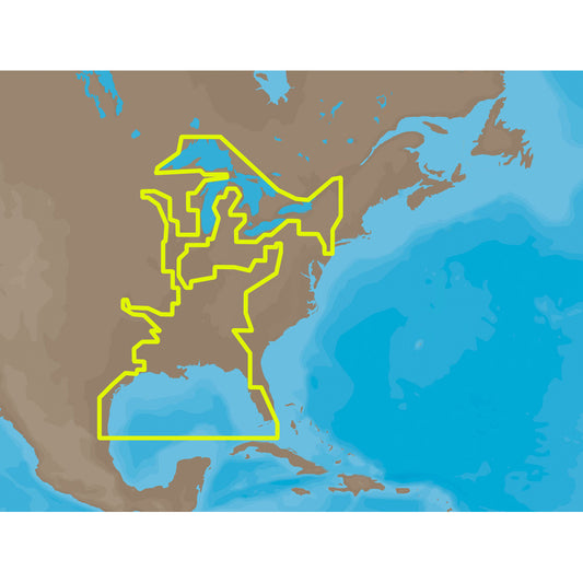 C-MAP MAX NA-M023 - U.S. Gulf Coast & Inland Rivers - SD Card [NA-M023SDCARD] 1st Class Eligible Brand_C-MAP Cartography Cartography | C-Map Max MRP Restricted From 3rd Party Platforms
