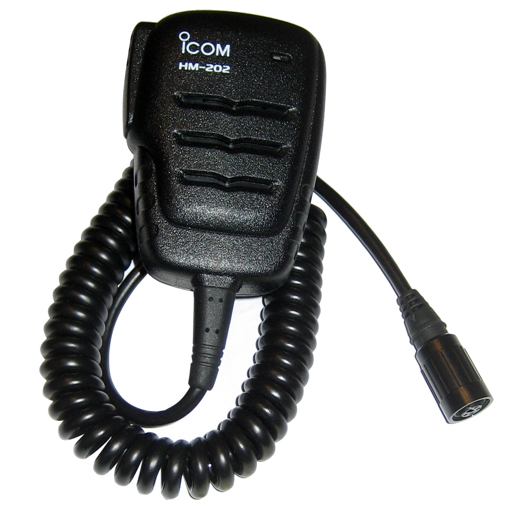 Icom HM-202 Compact Speaker Mic - Waterproof [HM202] 1st Class Eligible Brand_Icom Communication Communication | Accessories