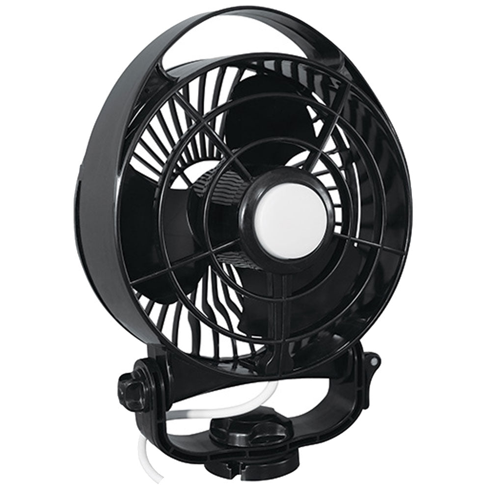 SEEKR by Caframo Maestro 12V 3-Speed 6" Marine Fan w/LED Light - Black [7482CABBX] Automotive/RV Automotive/RV | Accessories Boat Outfitting Boat Outfitting | Deck / Galley Brand_SEEKR by Caframo Camping Camping | Accessories MAP Marine Plumbing & Ventilation Marine Plumbing & Ventilation | Fans