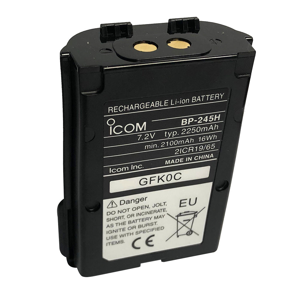 Icom Li-Ion Battery f/M72 M73 [BP245H] 1st Class Eligible Brand_Icom Communication Communication | Accessories