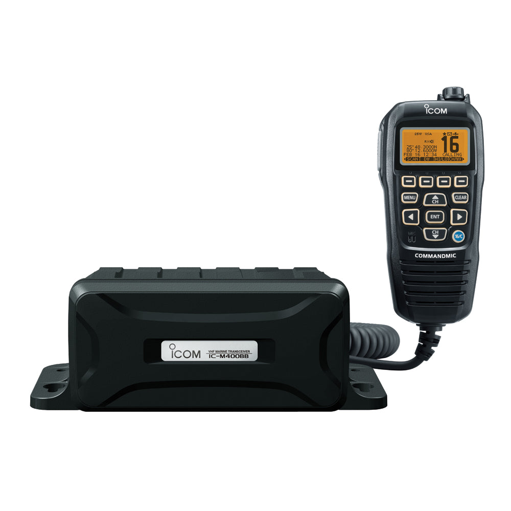 Icom M400BB VHF Marine Black Box Radio with Black Command Mic [M400BB 31] Brand_Icom Communication Communication | VHF - Fixed Mount MRP