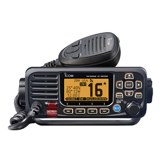 Icom M330 VHF Compact Radio - Black [M330 51] Brand_Icom Communication Communication | VHF - Fixed Mount