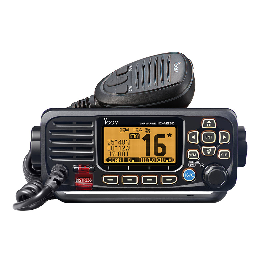 Icom M330 VHF Radio Compact w/GPS - Black [M330 71] Brand_Icom Communication Communication | VHF - Fixed Mount
