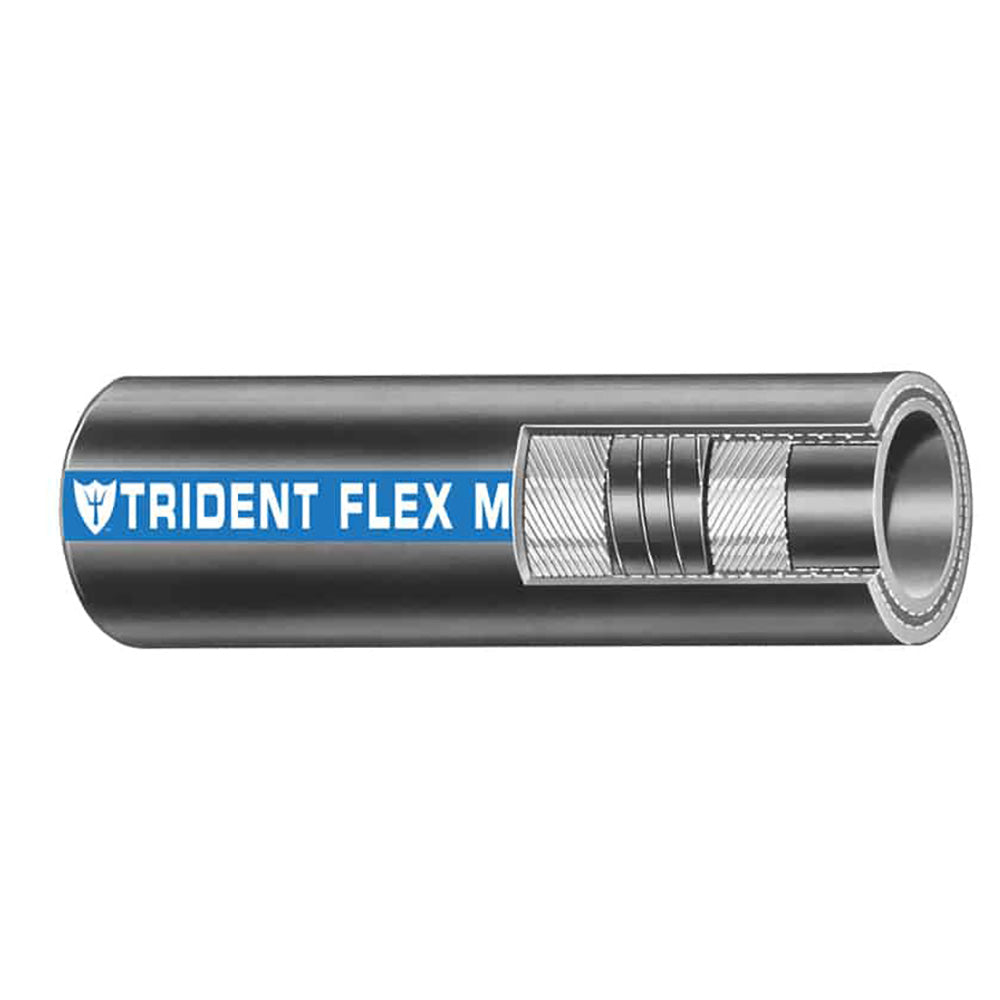Trident Marine 1" Flex Marine Wet Exhaust Water Hose - Black - Sold by the Foot [100-1006-FT] 1st Class Eligible Boat Outfitting Boat Outfitting | Fuel Systems Brand_Trident Marine