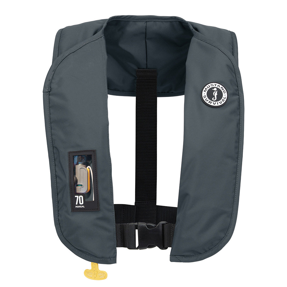 Mustang MIT 70 Manual Inflatable PFD - Admiral Grey [MD4041-191-0-202] Brand_Mustang Survival Marine Safety Marine Safety | Personal Flotation Devices MRP