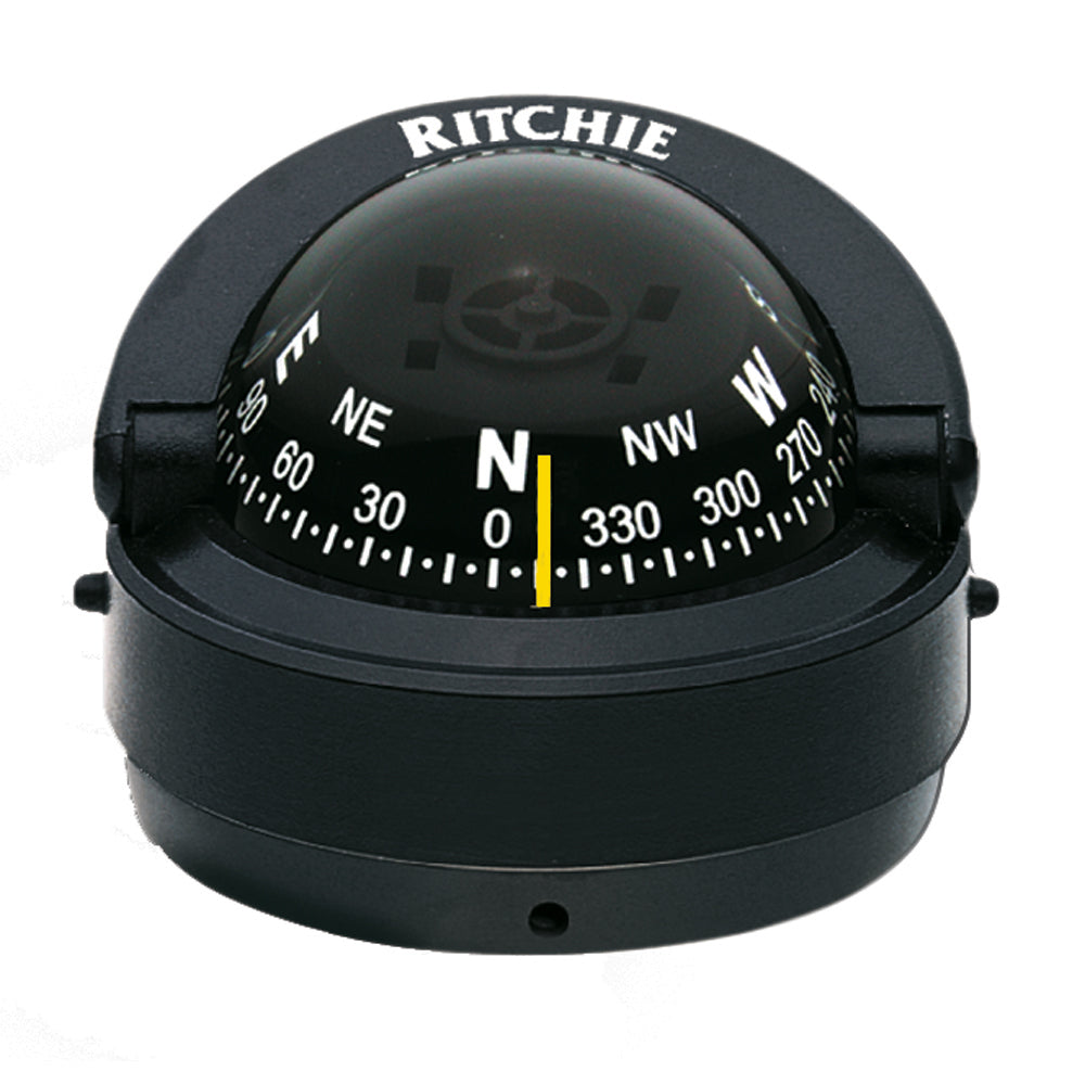 Ritchie S-53 Explorer Compass - Surface Mount - Black [S-53] Brand_Ritchie Marine Navigation & Instruments Marine Navigation & Instruments | Compasses
