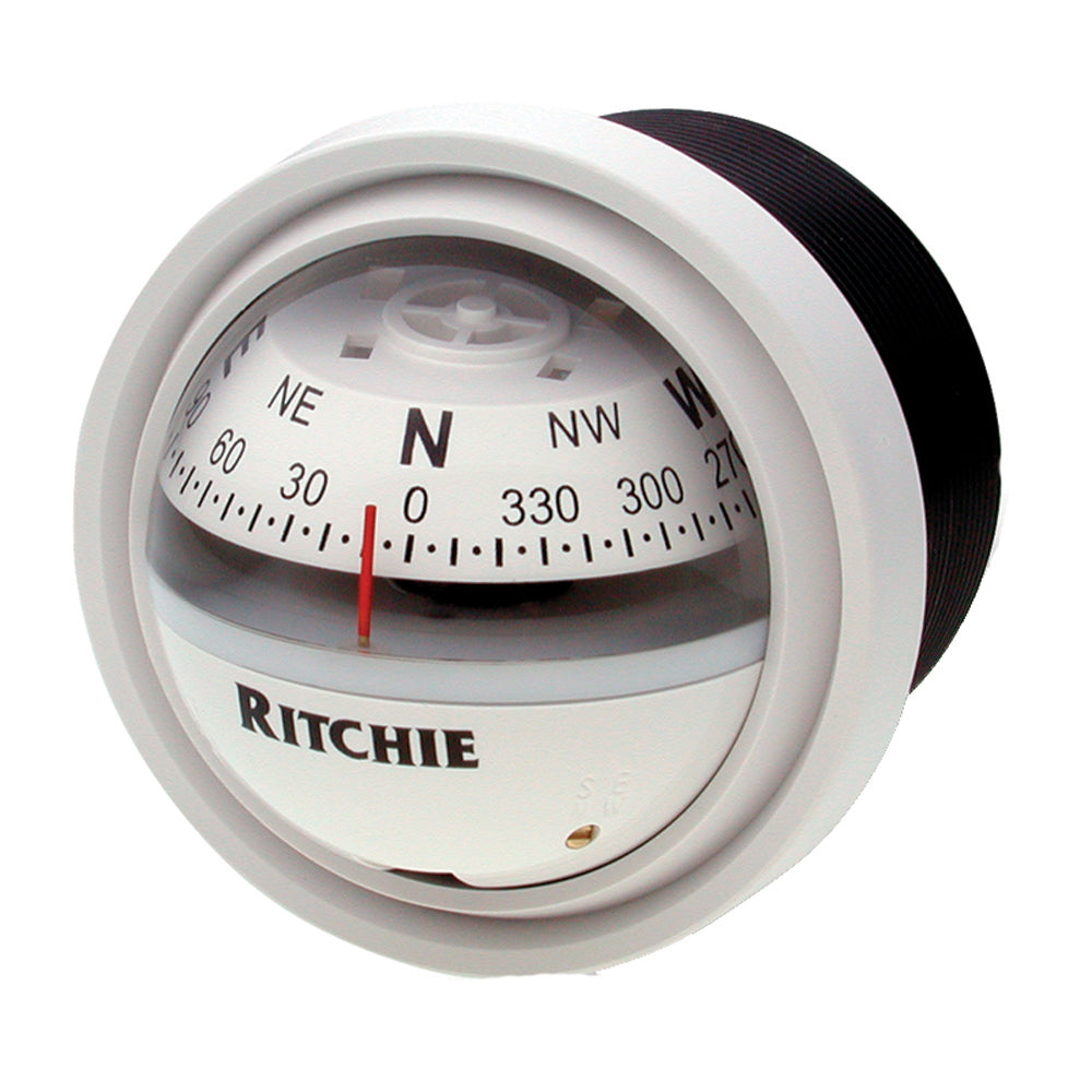 Ritchie V-57W.2 Explorer Compass - Dash Mount - White [V-57W.2] Brand_Ritchie Marine Navigation & Instruments Marine Navigation & Instruments | Compasses