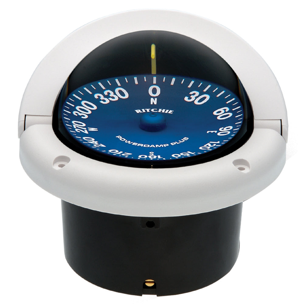 Ritchie SS-1002W SuperSport Compass - Flush Mount - White [SS-1002W] Brand_Ritchie Marine Navigation & Instruments Marine Navigation & Instruments | Compasses ritchie