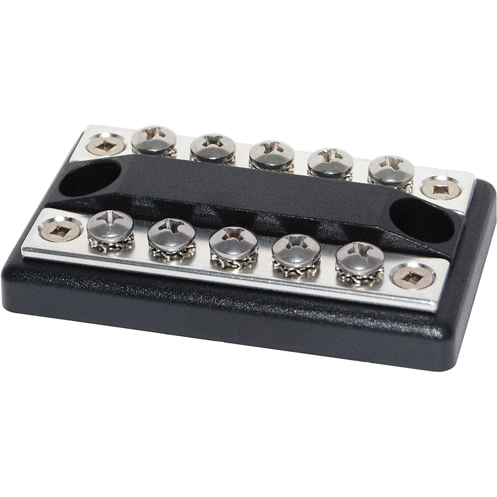 Blue Sea 2701 DualBus 100 Ampere Common BusBars 5 x 8-32 Screw Terminal [2701] 1st Class Eligible Brand_Blue Sea Systems Connectors & Insulators Electrical Electrical | Busbars