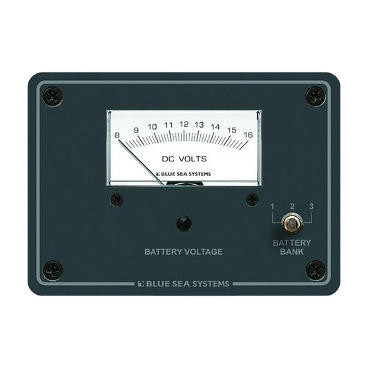 Blue Sea 8015 DC Analog Voltmeter w/Panel [8015] Brand_Blue Sea Systems Electrical Electrical | Meters & Monitoring