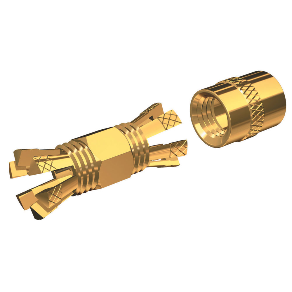 Shakespeare PL-258-CP-G Gold Splice Connector For RG-8X or RG-58/AU Coax. [PL-258-CP-G] 1st Class Eligible Brand_Shakespeare Communication Communication | Accessories