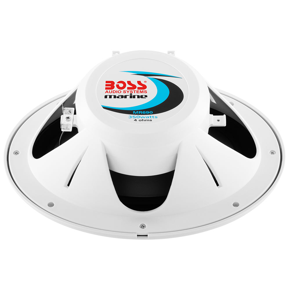 Boss Audio 6"x 9" MR690 Oval Speakers - White - 350W [MR690] Brand_Boss Audio Clearance Entertainment Entertainment | Speakers Specials