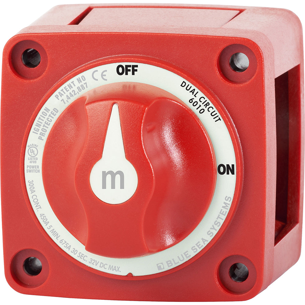 Blue Sea 6010 m-Series (Mini) Battery Switch Dual Circuit [6010] Brand_Blue Sea Systems Electrical Electrical | Battery Management