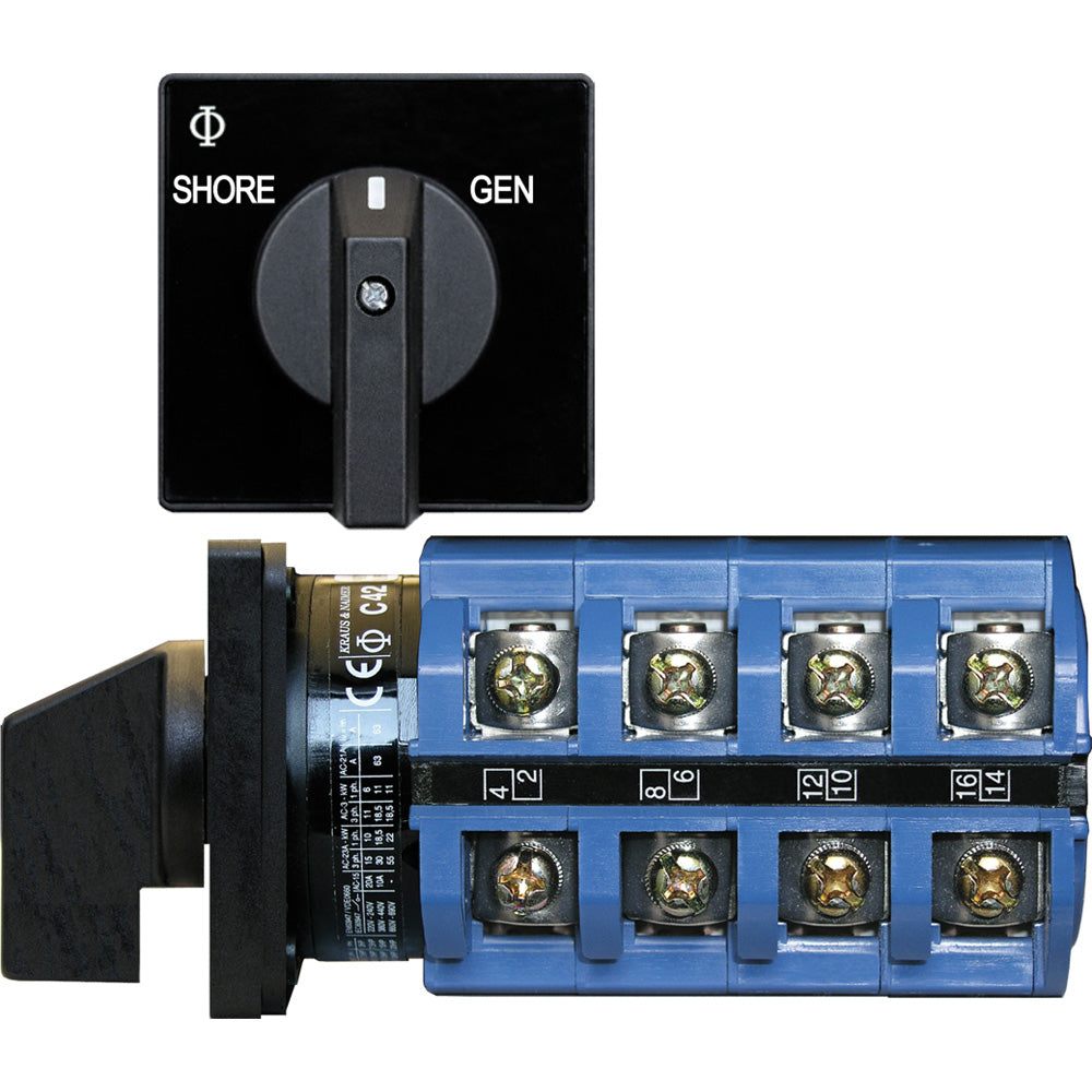 Blue Sea 6337 Switch, AC 120V AC 30A OFF+2 Position [6337] Brand_Blue Sea Systems Electrical Electrical | Switches & Accessories