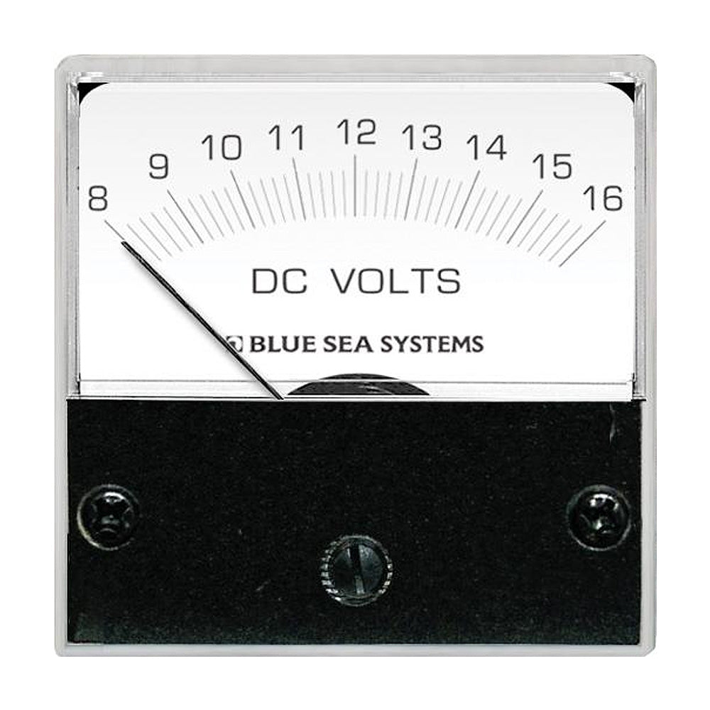 Blue Sea 8028 DC Analog Micro Voltmeter - 2" Face, 8-16 Volts DC [8028] 1st Class Eligible Brand_Blue Sea Systems Electrical Electrical | Meters & Monitoring