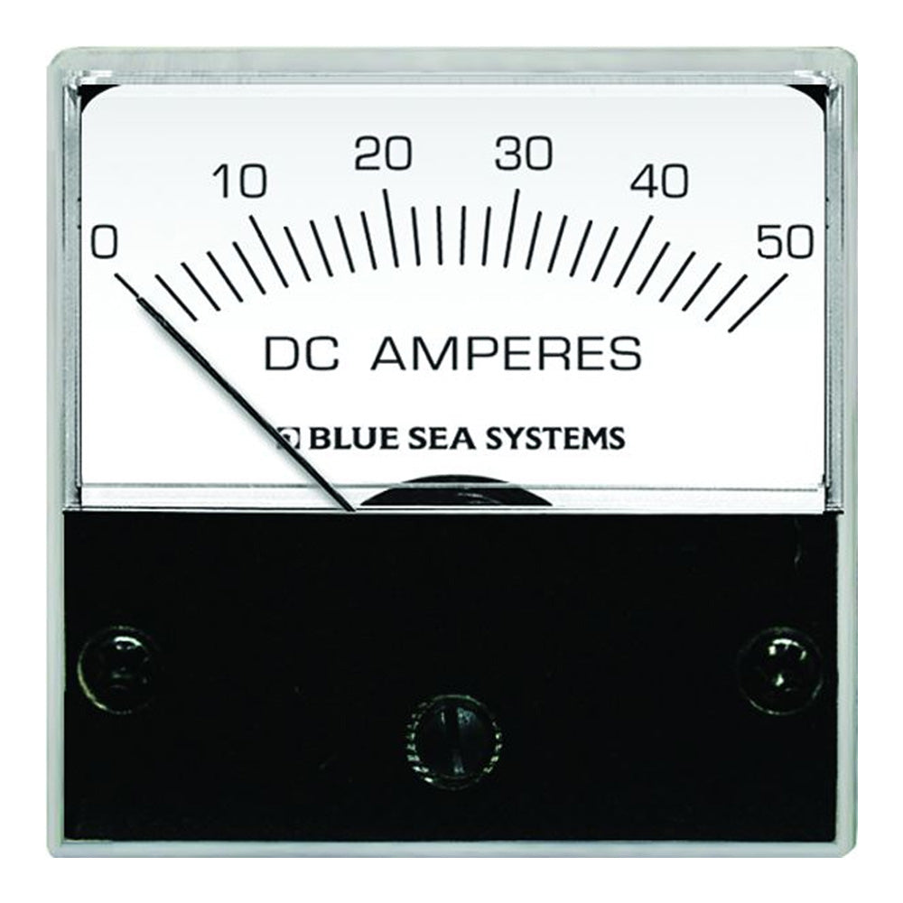 Blue Sea 8041 DC Analog Micro Ammeter - 2" Face, 0-50 Amperes DC [8041] 1st Class Eligible Brand_Blue Sea Systems Electrical Electrical | Meters & Monitoring