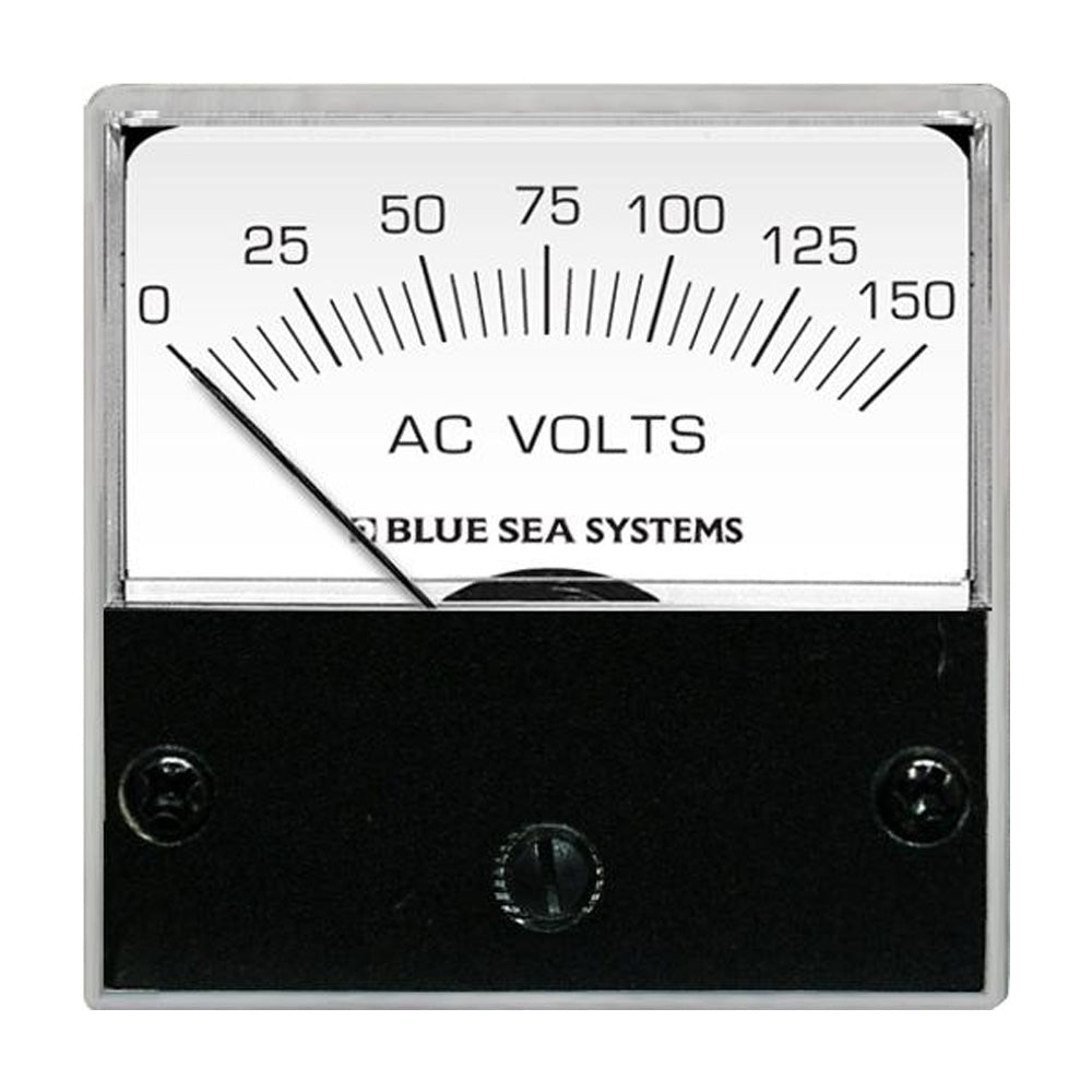 Blue Sea 8244 AC Analog Micro Voltmeter - 2" Face, 0-150 Volts AC [8244] 1st Class Eligible Brand_Blue Sea Systems Electrical Electrical | Meters & Monitoring