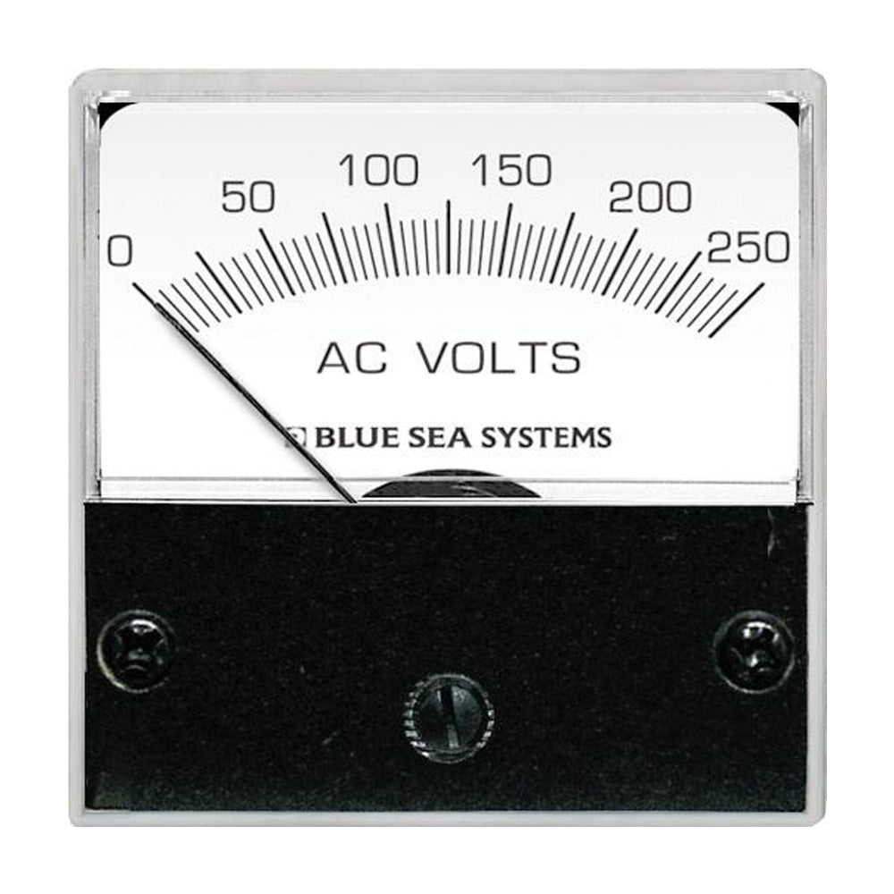 Blue Sea 8245 AC Analog Micro Voltmeter - 2" Face, 0-250 Volts AC [8245] 1st Class Eligible Brand_Blue Sea Systems Electrical Electrical | Meters & Monitoring