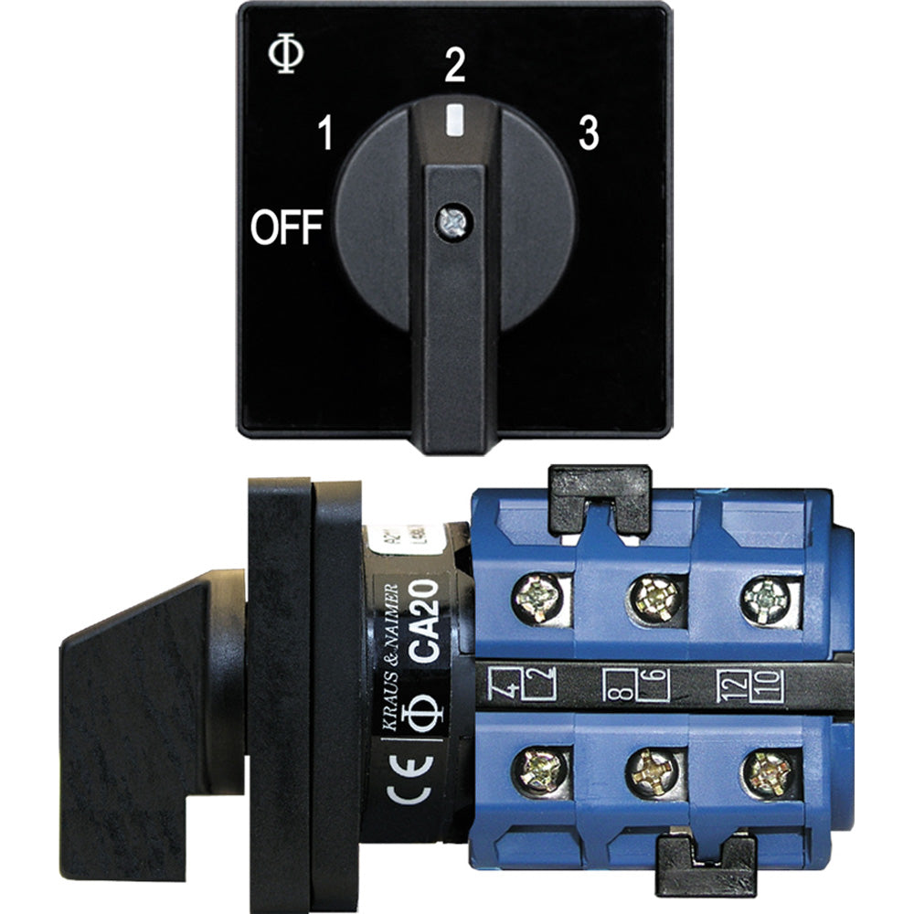 Blue Sea 9010 Switch, AV 120VAC 32A OFF +3 Positions [9010] 1st Class Eligible Brand_Blue Sea Systems Electrical Electrical | Switches & Accessories