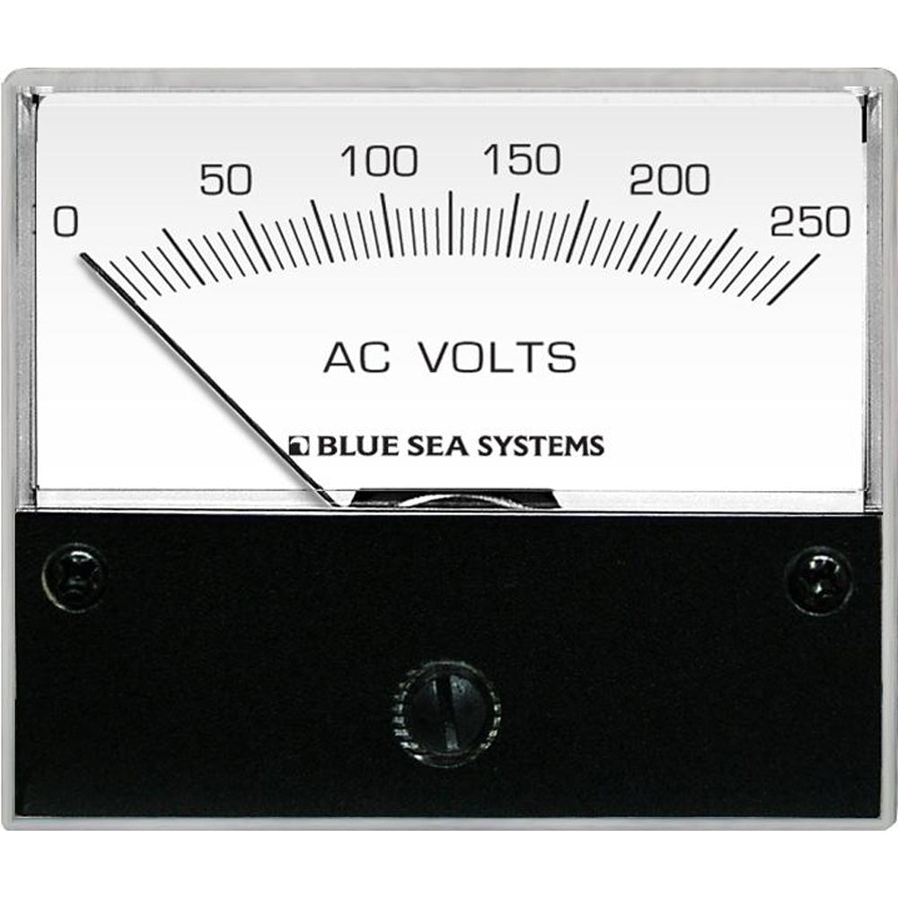Blue Sea 9354 AC Analog Voltmeter 0-250 Volts AC [9354] 1st Class Eligible Brand_Blue Sea Systems Electrical Electrical | Meters & Monitoring