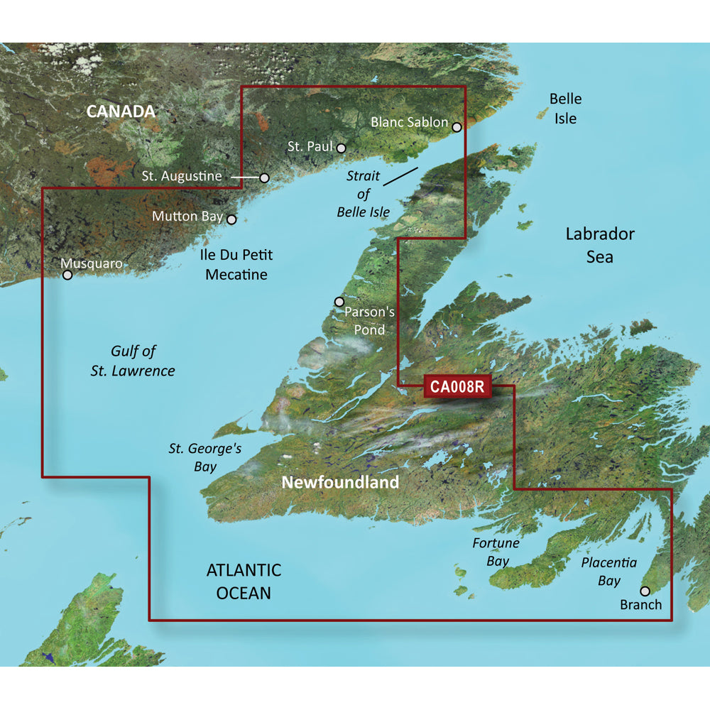 Garmin BlueChart g3 Vision HD - VCA008R - Newfoundland West - microSD/SD [010-C0694-00] 1st Class Eligible Brand_Garmin Cartography Cartography | Garmin BlueChart Vision Foreign garmin