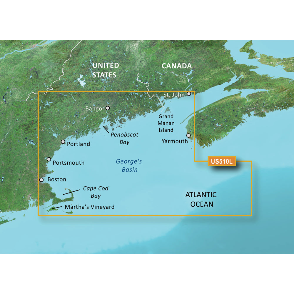 Garmin BlueChart g3 Vision HD - VUS510L - St. John - Cape Cod - microSD/SD [010-C0739-00] 1st Class Eligible Brand_Garmin Cartography Cartography | Garmin BlueChart Vision