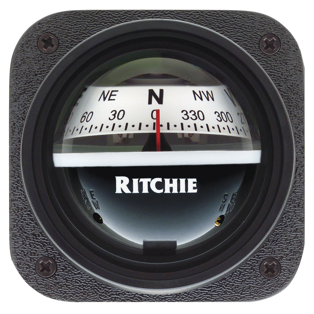 Ritchie V-527 Kayak Compass - Bulkhead Mount - White Dial [V-527] Brand_Ritchie Marine Navigation & Instruments Marine Navigation & Instruments | Compasses