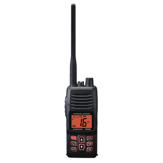 Standard Horizon HX400 w/Built-In Scrambler & LMR Programmable Channels [HX400] Brand_Standard Horizon Communication Communication | VHF - Handheld