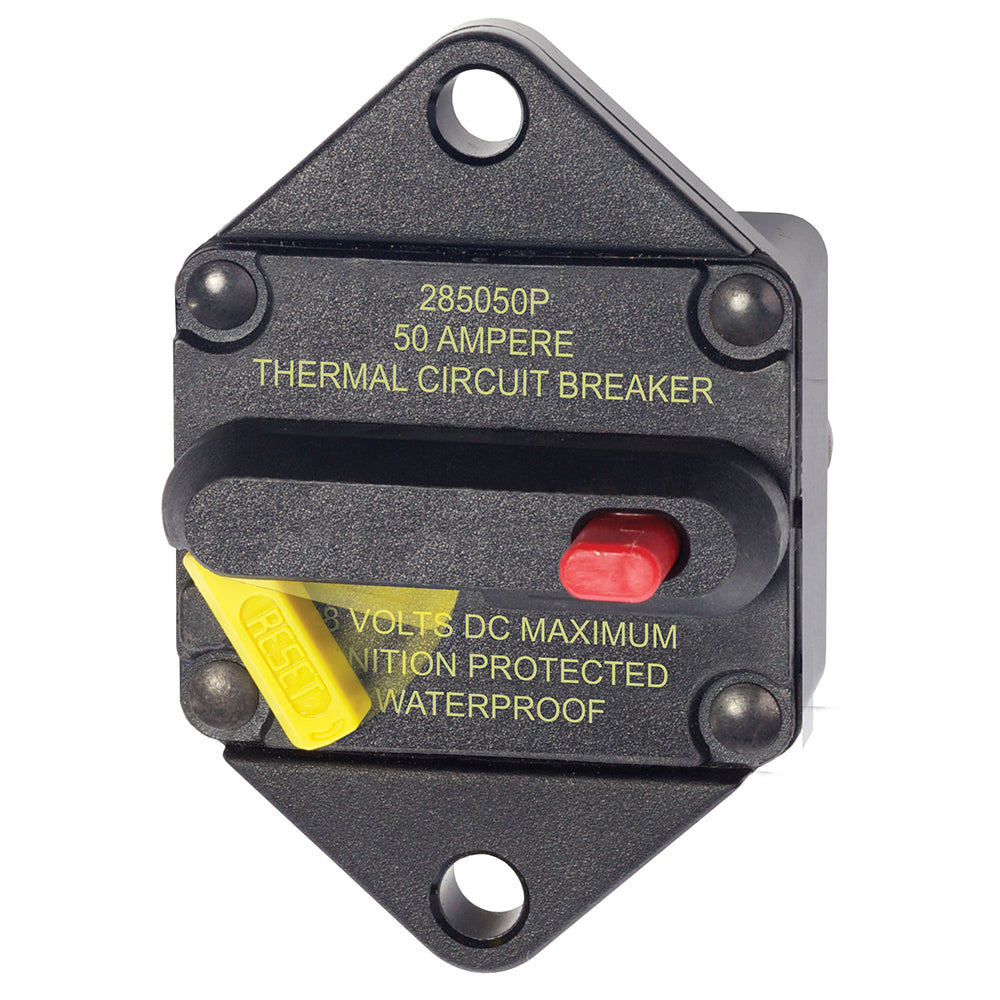 Blue Sea 7083 50 Amp Circuit Breaker Panel Mount 285 Series [7083] 1st Class Eligible Brand_Blue Sea Systems Electrical Electrical | Circuit Breakers