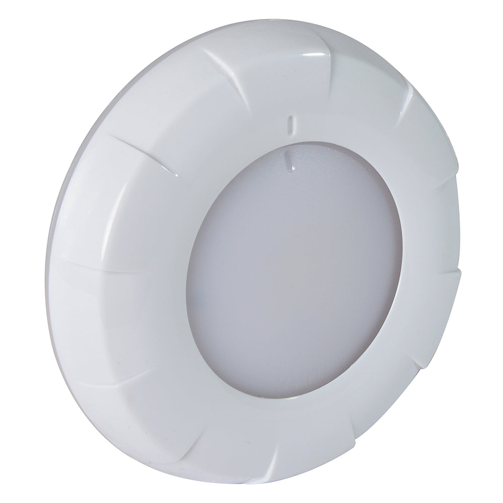 Lumitec Aurora LED Dome Light - White Finish - White/Red Dimming [101076] 1st Class Eligible Brand_Lumitec Lighting Lighting | Dome/Down Lights