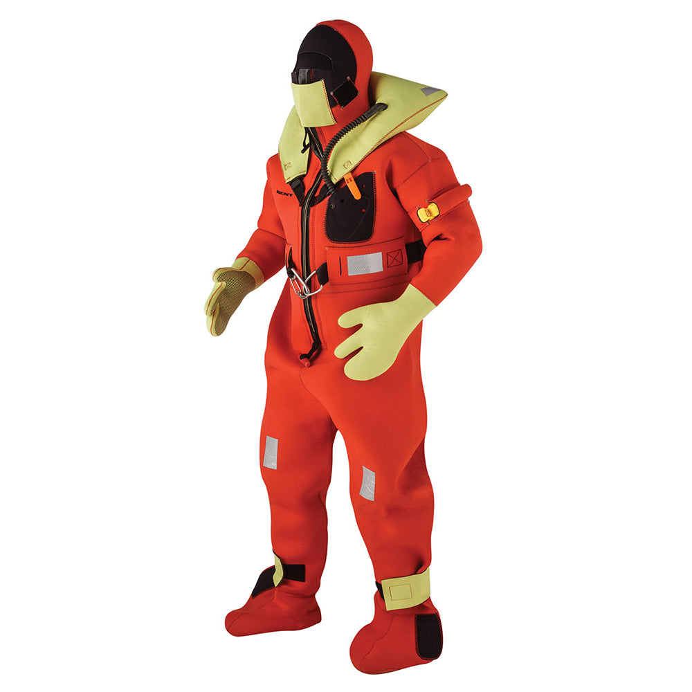 Kent Commerical Immersion Suit - USCG Only Version - Orange - Intermediate [154000-200-020-13] Brand_Kent Sporting Goods Marine Safety Marine Safety | Immersion/Dry/Work Suits