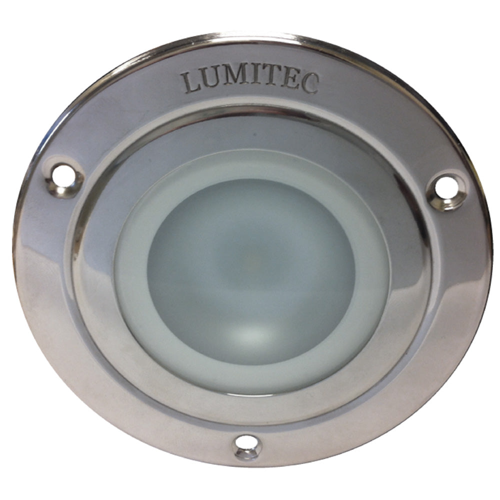 Lumitec Shadow - Flush Mount Down Light - Polished SS Finish - 4-Color White/Red/Blue/Purple Non-Dimming [114110] 1st Class Eligible Brand_Lumitec Lighting Lighting | Dome/Down Lights