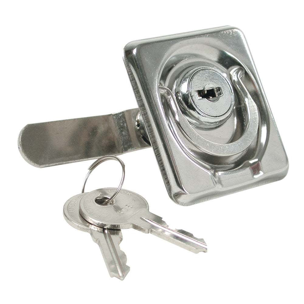 Whitecap Locking Lift Ring - 304 Stainless Steel - 2-1/8" [S-224C] Brand_Whitecap Marine Hardware Marine Hardware | Latches