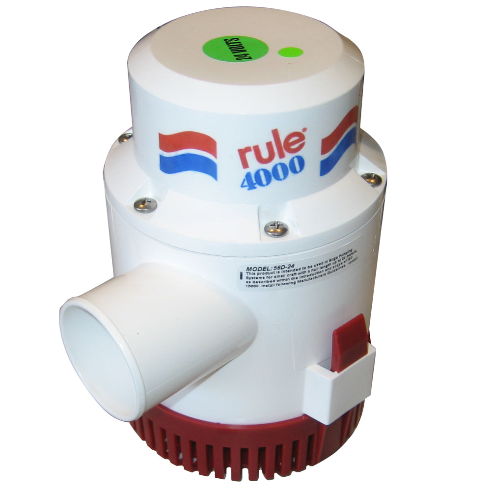 Rule 4000 Non-Automatic Bilge Pump - 24V [56D-24] Brand_Rule Marine Plumbing & Ventilation Marine Plumbing & Ventilation | Bilge Pumps