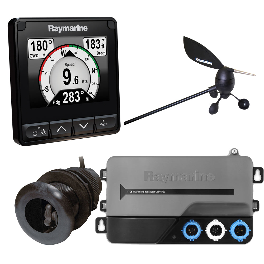 Raymarine i70s System Pack, Wind, Depth, Speed [T70226] Brand_Raymarine Marine Navigation & Instruments Marine Navigation & Instruments | Instruments
