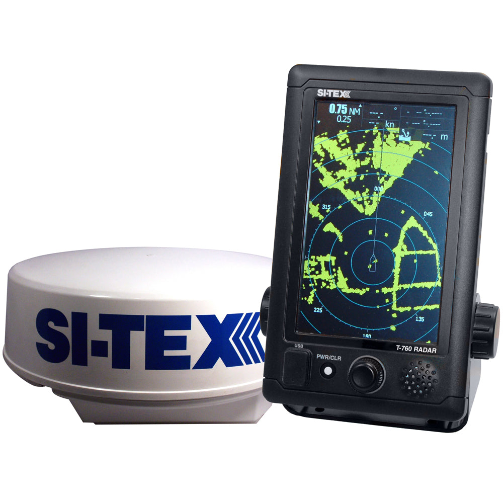 SI-TEX T-760 Compact Color Radar w/4kW 18" Dome - 7" Touchscreen [T-760] Brand_SI-TEX Marine Navigation & Instruments Marine Navigation & Instruments | Radars
