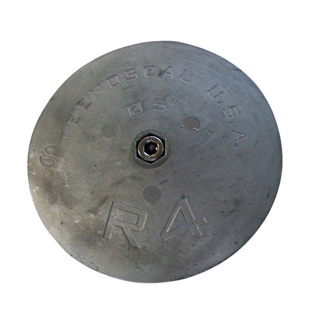 Tecnoseal R4 Rudder Anode - Zinc - 5" Diameter x 5/8" Thickness [R4] Boat Outfitting Boat Outfitting | Anodes Brand_Tecnoseal Clearance Specials