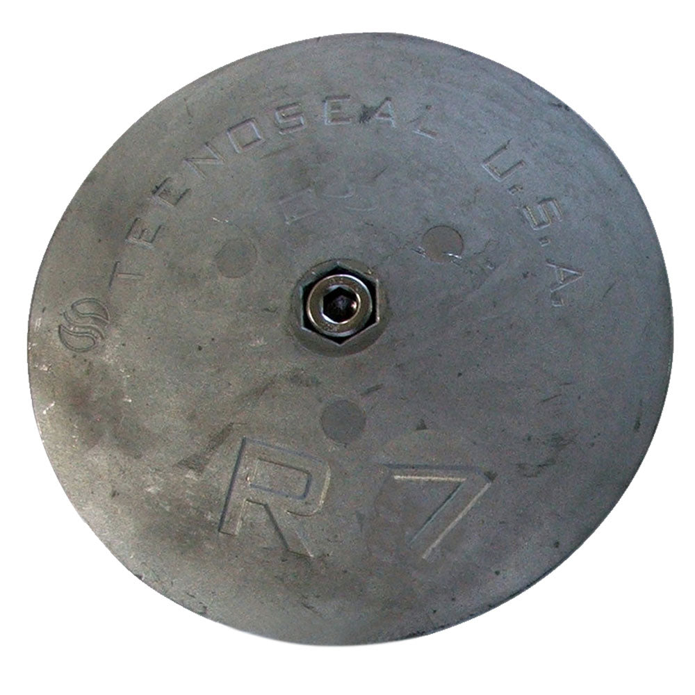 Tecnoseal R7 Rudder Anode - Zinc - 6-1/2" Diameter [R7]